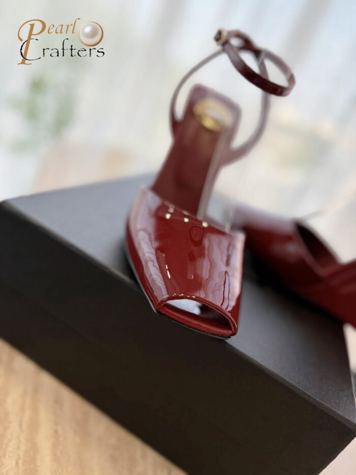 ⁦Saint Laurent YSL Heels Sandals Shoes⁩ - الصورة ⁦6⁩