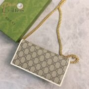 ⁦GUCCI GG  Horsebit 1955 Wallet With Chain Bag 621892⁩ - الصورة ⁦5⁩