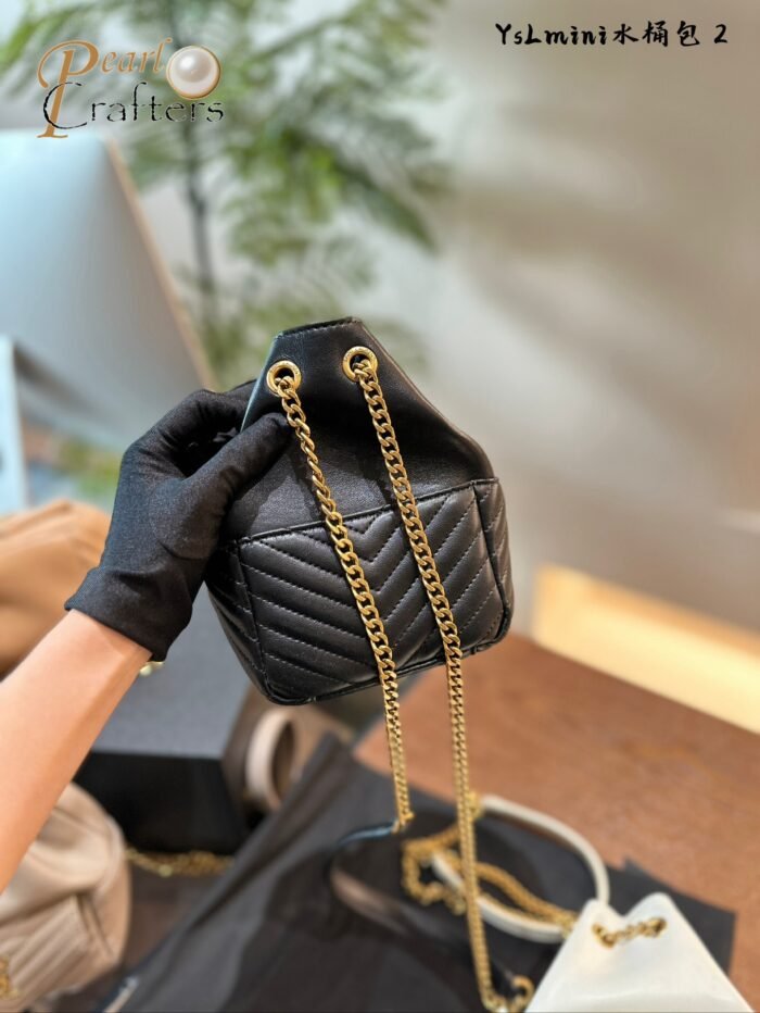 YSL Saint Laurent Mini Bucket Bag Shoulder Bag Crossbody Bag - Image 6