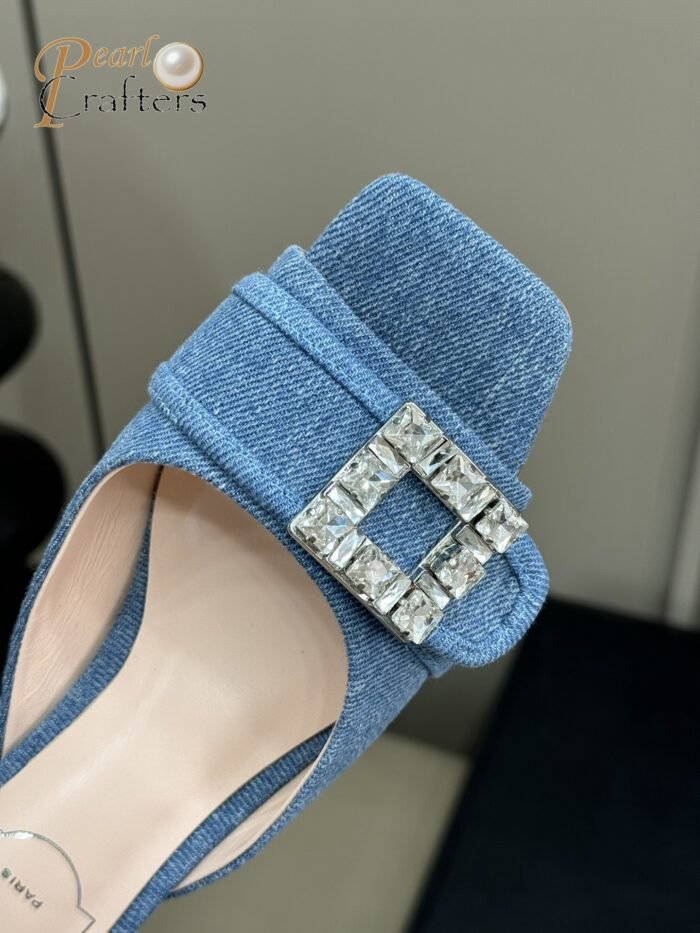 ⁦Roger Vivier Slipper Sandals Heels Shoes⁩ - الصورة ⁦5⁩