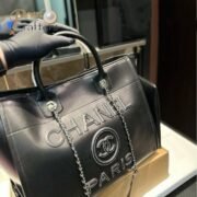 Chanel 24A Tote Bag Shopping Bag Shoulder Handbag - Image 6
