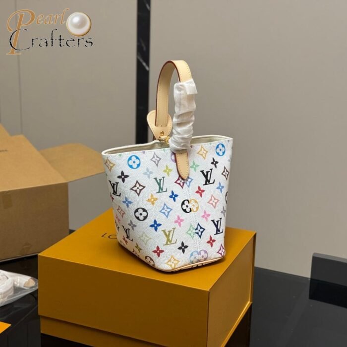 Louis Vuitton LV Takashi Murakami ALL IN BB Alphabet Logo Tote Shoulder Bag - Image 6