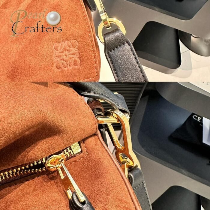 LOEWE Suede Puzzle Bag - Image 8