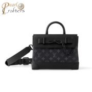 Louis Vuitton LV Steamer Monogram Eclipse Shoulder Crossbody Tote Bag M46953 M24436