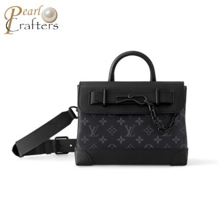 Louis Vuitton LV Steamer Monogram Eclipse Shoulder Crossbody Tote Bag M46953 M24436