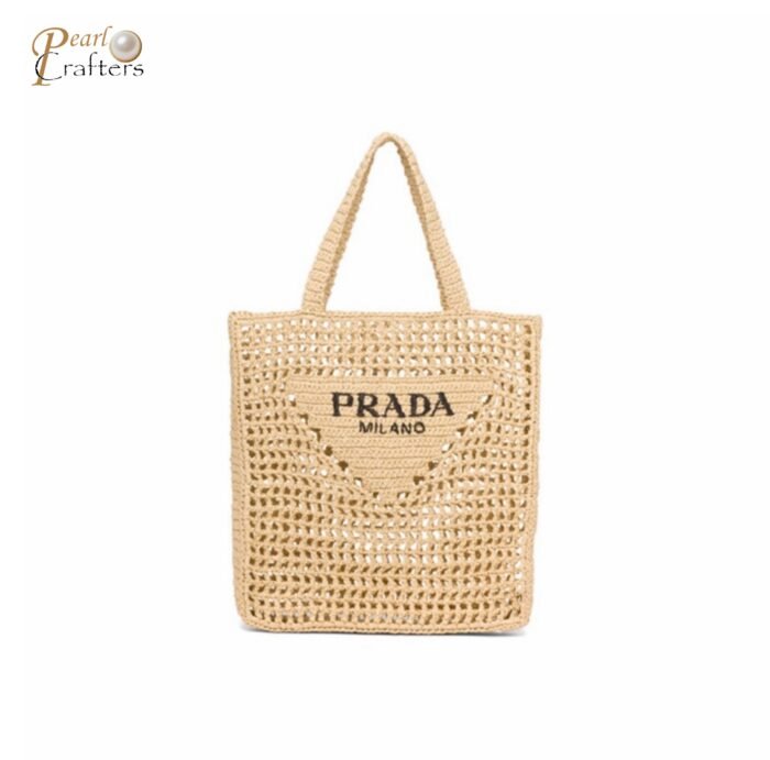 ⁦Prada Grass Woven Shoulder Bag Handbag⁩ - الصورة ⁦1⁩