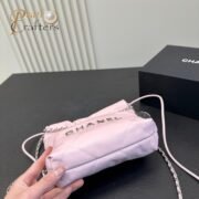 ⁦Chanel 23 Bag Calfskin Bucket Bag Shoulder Crossbody Bag⁩ - الصورة ⁦12⁩