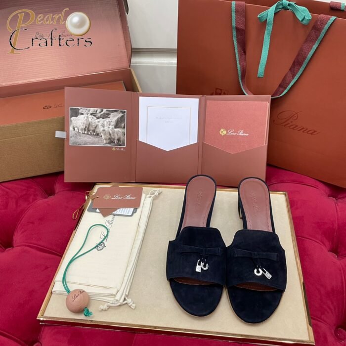 ⁦Loro Piana Slipper Sandals Shoes⁩ - الصورة ⁦3⁩