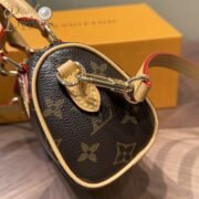 Louis Vuitton Speedy Shoulder Bag Nano Brown Canvas Monogram Coated(10a mirror version) - Image 4