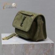 Saint Laurent YSL Tan Suede Medium Niki Shoulder Bag 10A quality 533037 - Image 13