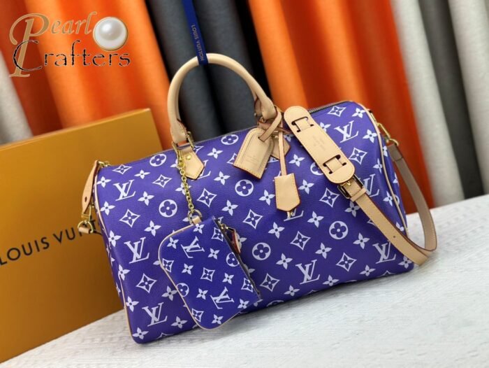 ⁦Louis Vuitton LV  Speedy P9 Bandoulière 40  Shoulder Bag Handbag⁩ - الصورة ⁦2⁩