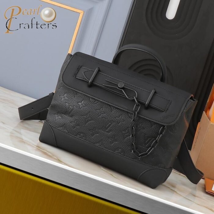 Louis Vuitton LV Steamer Monogram Eclipse Shoulder Crossbody Tote Bag M46953 M24436 - Image 6