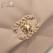 Chanel Lambskin Quilted Small 19 Flap Shoulder Bag Handbag - Image 6