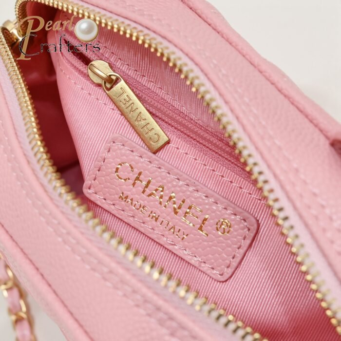 Chanel 24c Vintagep Hilton Bag Pink Shoulder Bag Handbag - Image 9