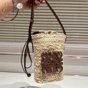 Loewe Anagram Basket Mini Shoulder Bag - Image 2