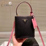 Prada Panier Handbag Saffiano Shoulder Bag - Image 7