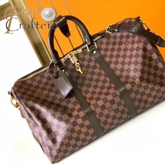 ⁦Louis Vuitton LV KEEPALL Duffle Bag M41418⁩ - الصورة ⁦7⁩