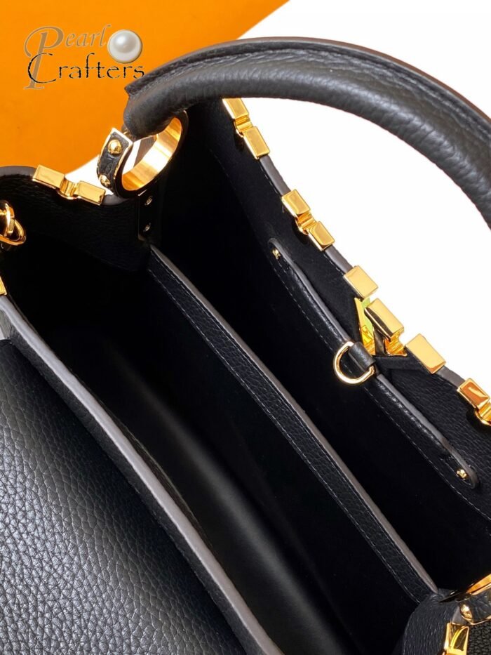 Louis Vuitton 10A Handbag Shoulder Bag Top Mirror Quality Version Capucines M54663 - Image 8