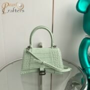 ⁦Balenciaga Hourglass Mini&Small Top Handle Bag⁩ - الصورة ⁦9⁩