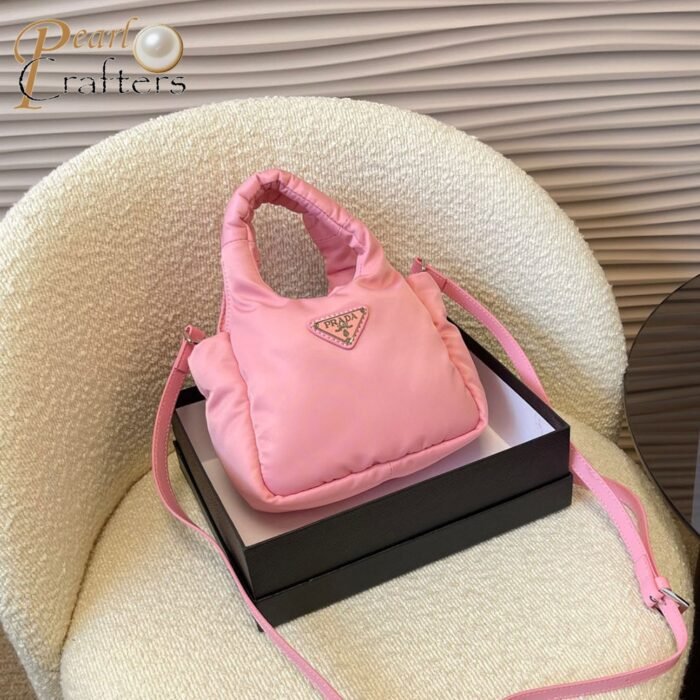 ⁦Prada Soft Lined Re Nylon Mini Handbag Shoulder Bag⁩ - الصورة ⁦5⁩