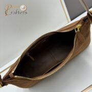 ⁦Prada Aimée medium suede shoulder bag 10A quality 1BC228⁩ - الصورة ⁦10⁩