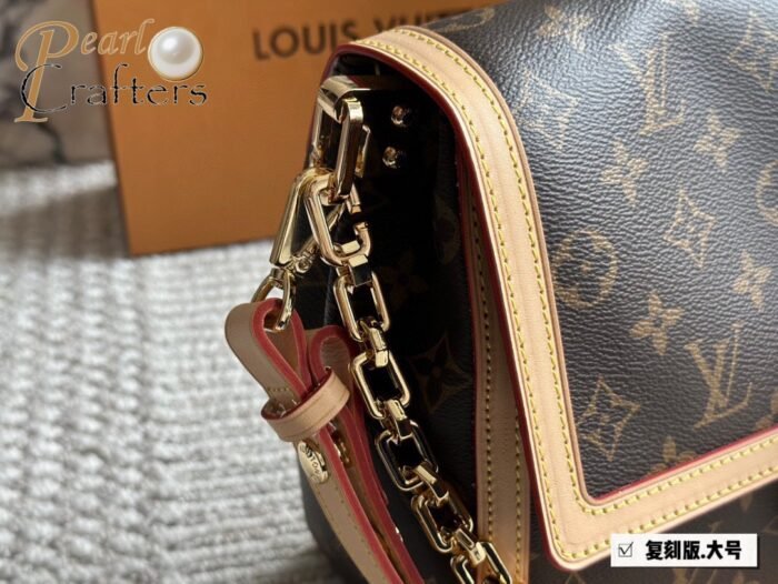 Louis Vuitton Dauphine Soft Shoulder Bag Handbag - Image 3