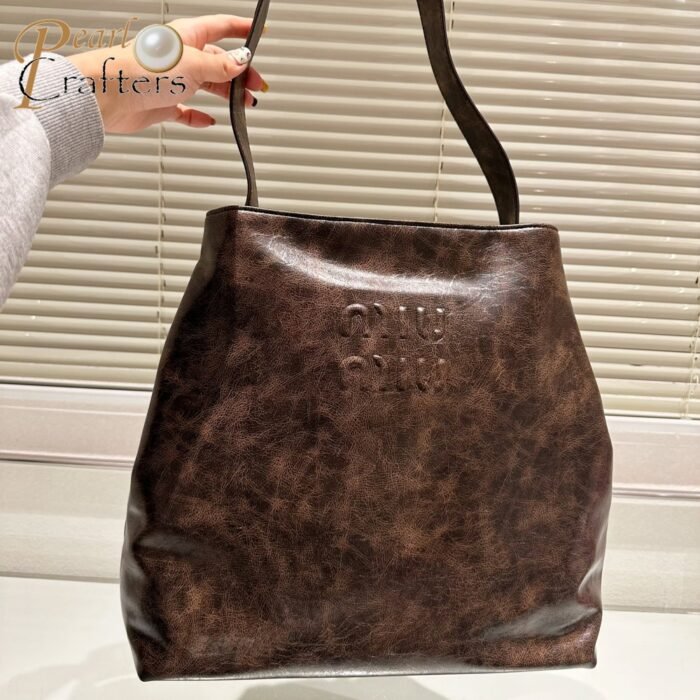 Miumiu Hobo Leather Shoulder Handbag - Image 2